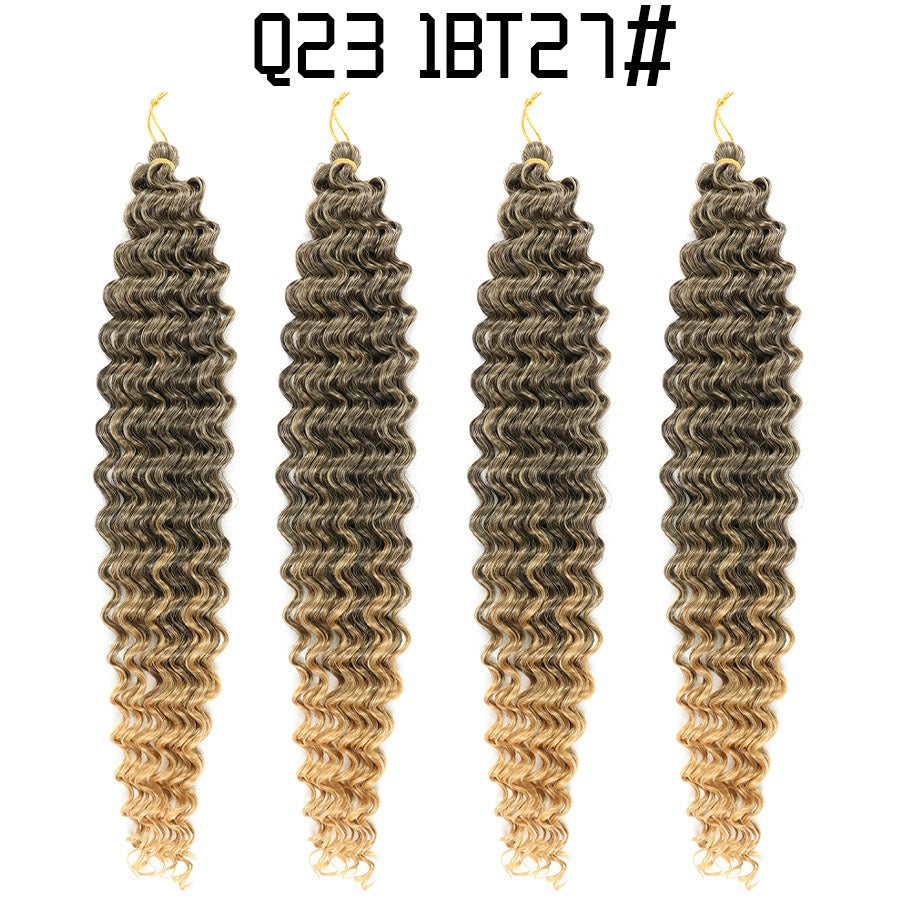 Multi Colored Options - Crochet Hair Deep Wave Latin American Crocher Hair