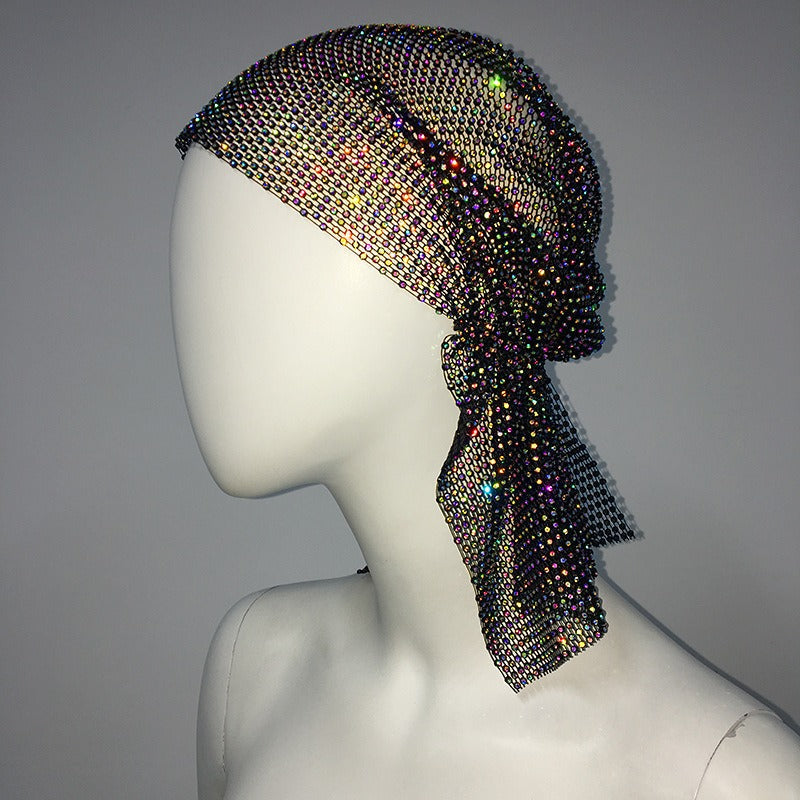 Rhinestone - Mesh Elastic Headband