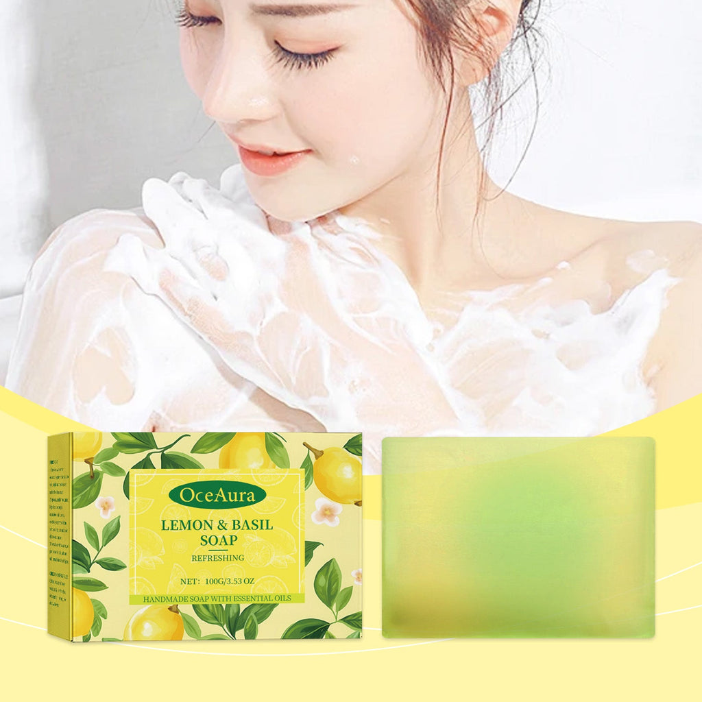 OceAura - Lemon & Basil Soap
