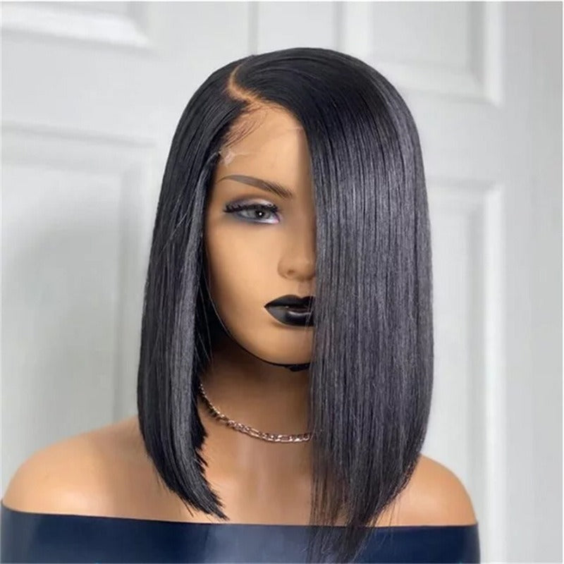 Jet Black - Bob Lace Syntheic Wig Headband