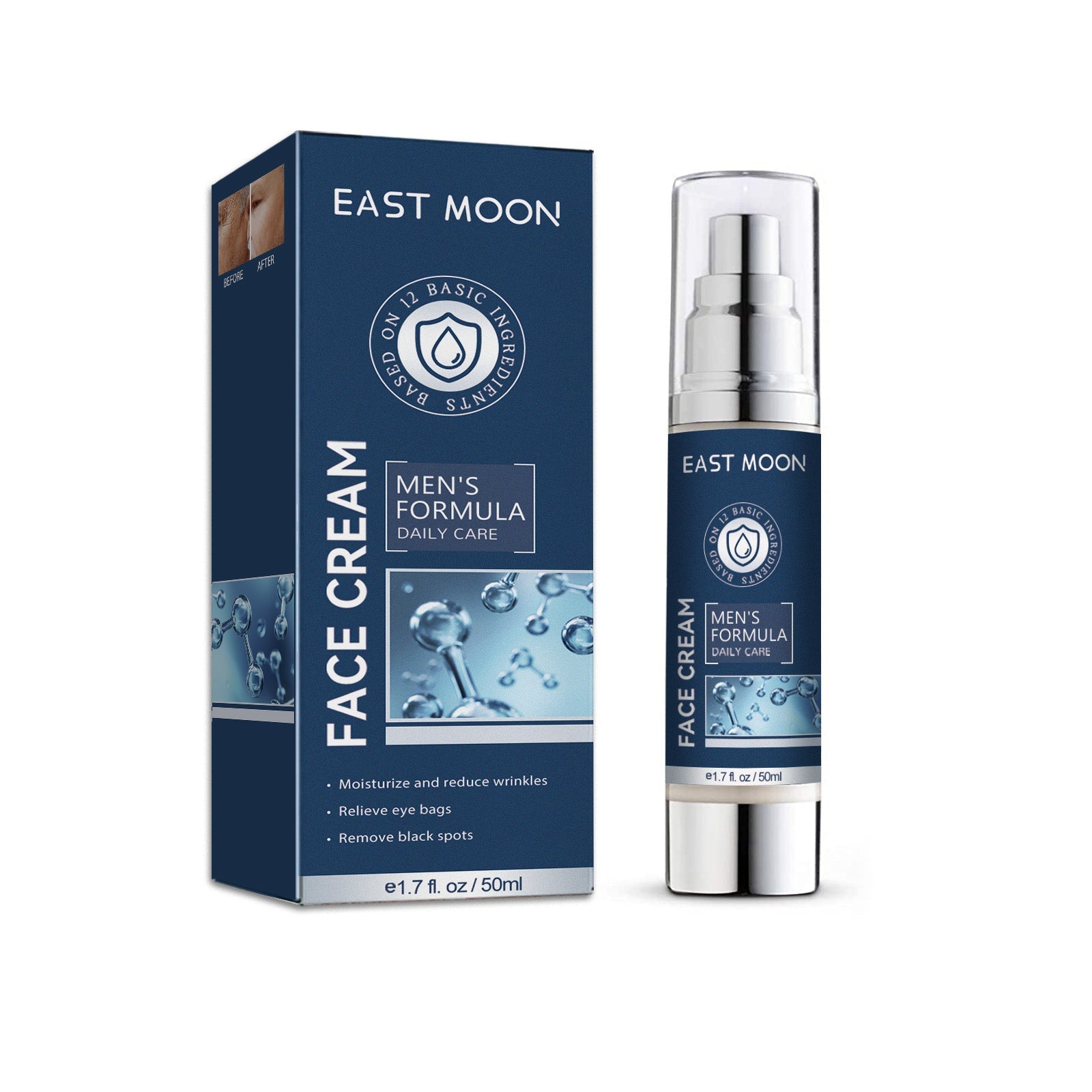 East Moon - Men’s Formula Daily Care Face Cream