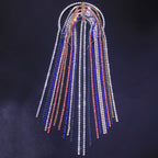 Stage Girl - Stage Rhinestone Long Tassel Headpiece