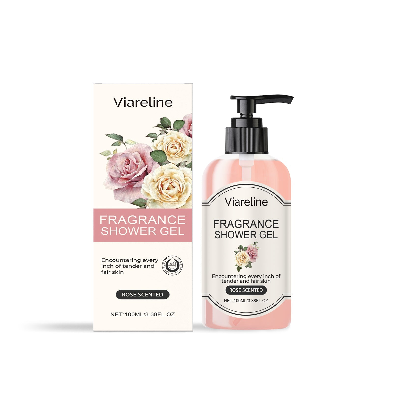 Viareline - Rose Shower Gel