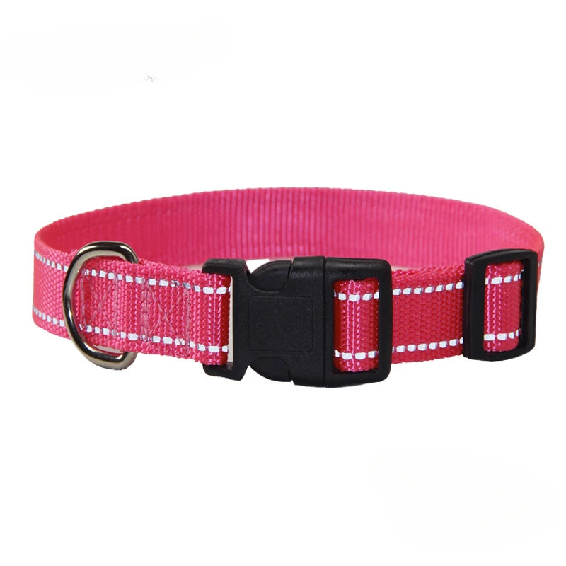Pet Accessories Set - Nylon Dog Collar and Leash Set