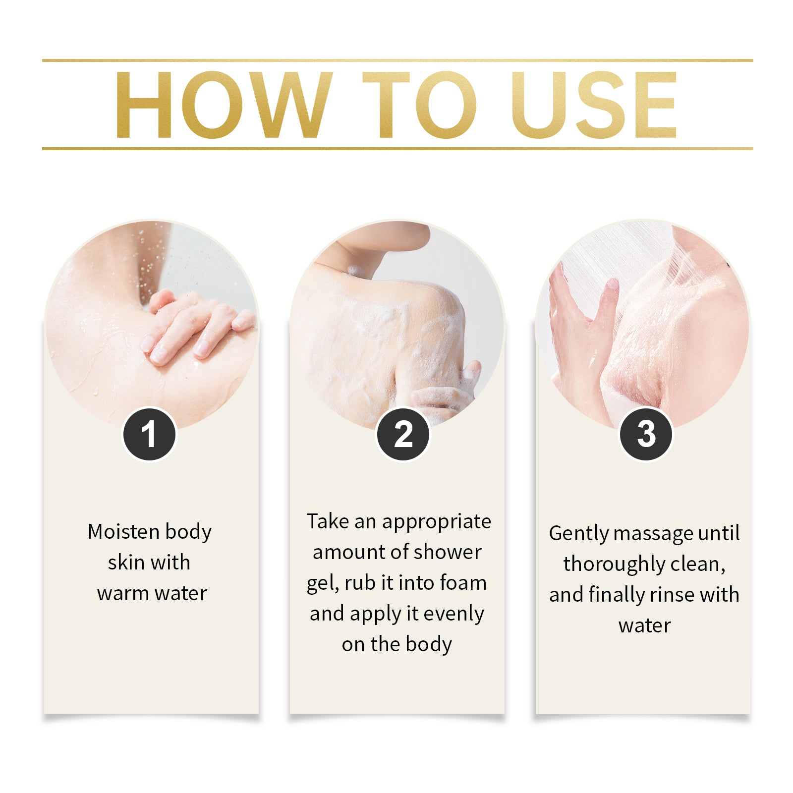 Gold Collagen Shower Gel - Fresh Scent