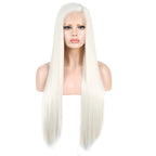 Bleach Blonde - Goddess Wig Natural Realistic Chemical Fiber Front Lace 8”-26”