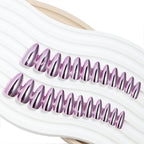 Metallic Press On Almond Nails - 486Gold/487Pink