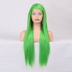 Lime Green - Goddess Wig Natural Realistic Chemical Fiber Front Lace 18”-26”