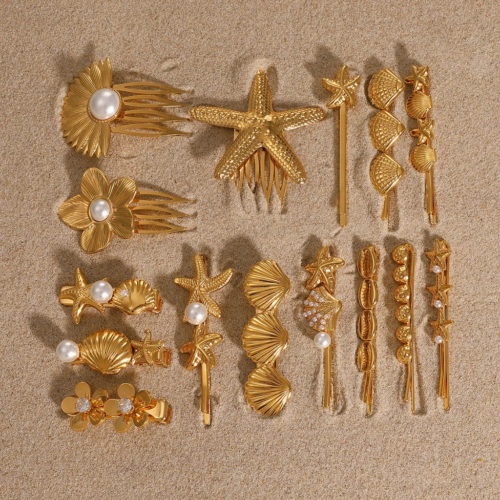 Shells - Stainless Steel Hair Clip