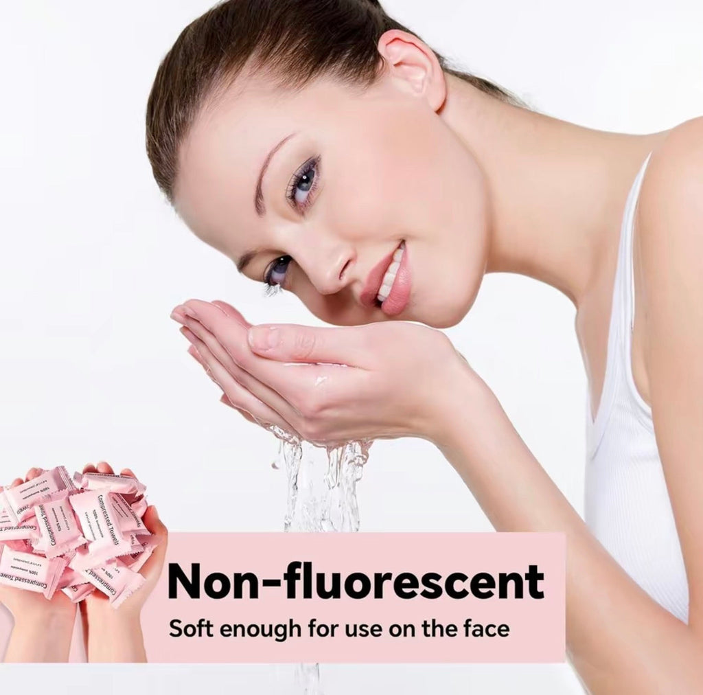 QuickClean - Compressed Towels 100% Biodegradable Make Up Wipes