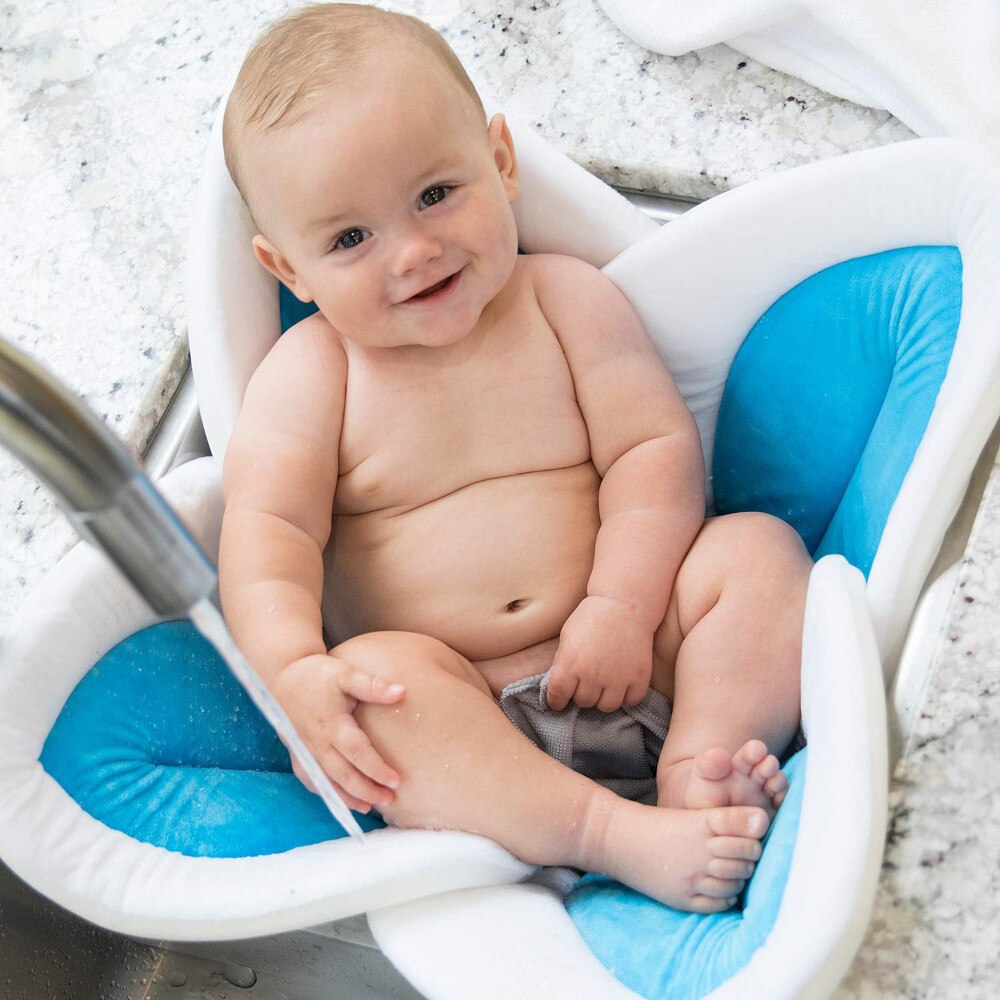 Bloom - Baby Bath Blooming Flower (Sink & Baby Bath Safe) Infant Foldable Security Petal Seat Pads