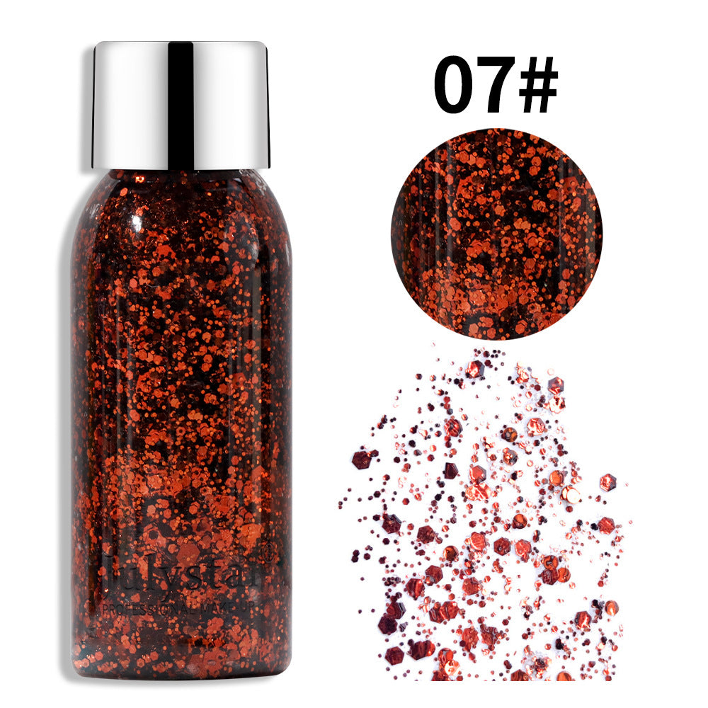 Julystar- Performance Nightclub Sequins Makeup