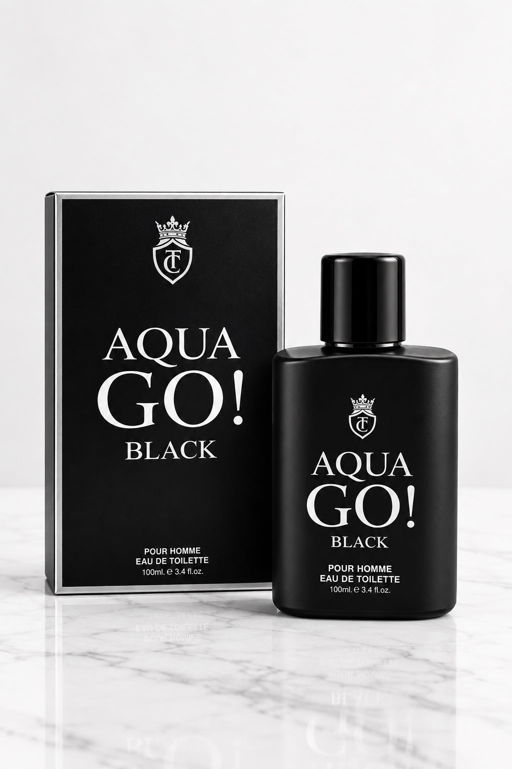 Trendy Collection - Aqua Go! Black Cologne (3.4floz)