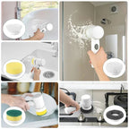 Bathroom Spin Scrubber - Electric Spin Scrubber Bathroom Cleaning Power Brush
