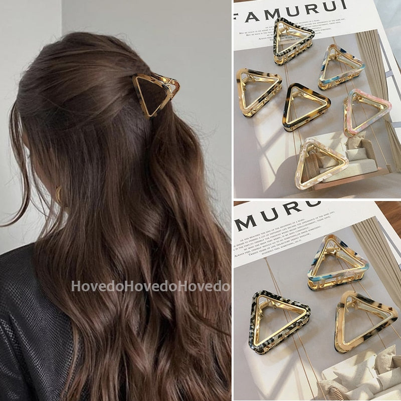 Chic Geometric - Metal Hair Clamps