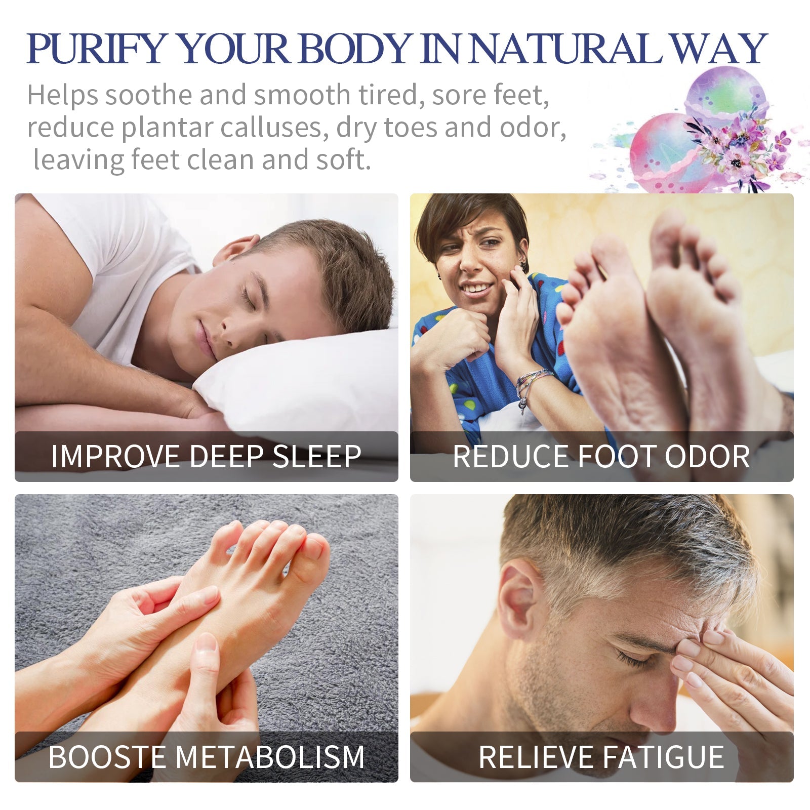 XiMonth - Bath Bombs Foot Soak