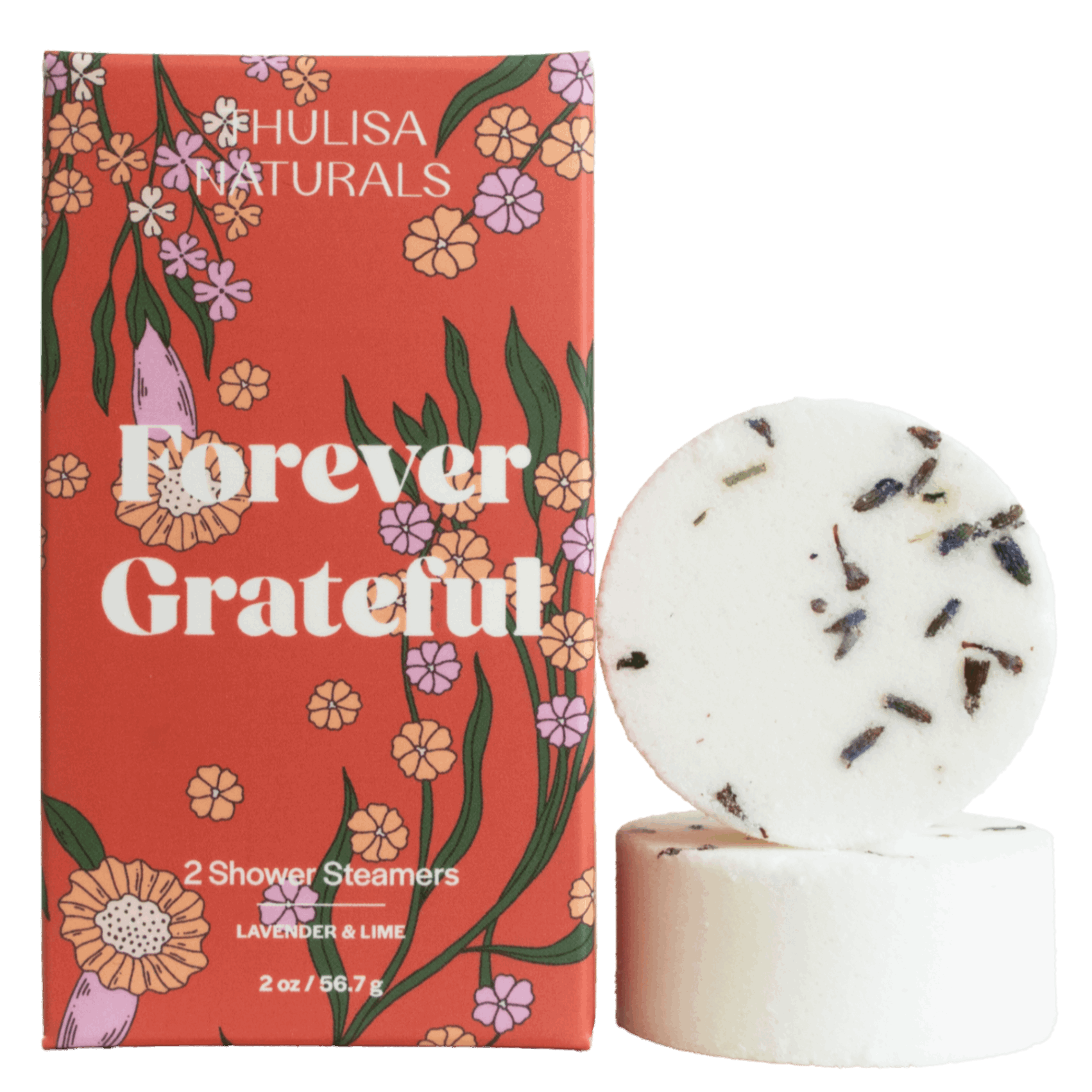 Thulisa Naturals - Forever Grateful Lemon Verbena Shower Steamer Gift Set