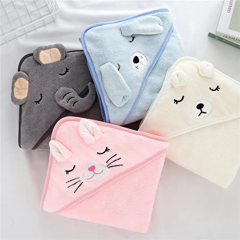 Animal Print - Baby Hooded Towels