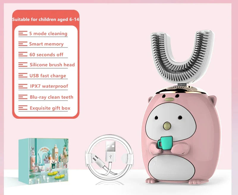 Smart U 360 - Kids Sonic Electric Toothbrush Silicon