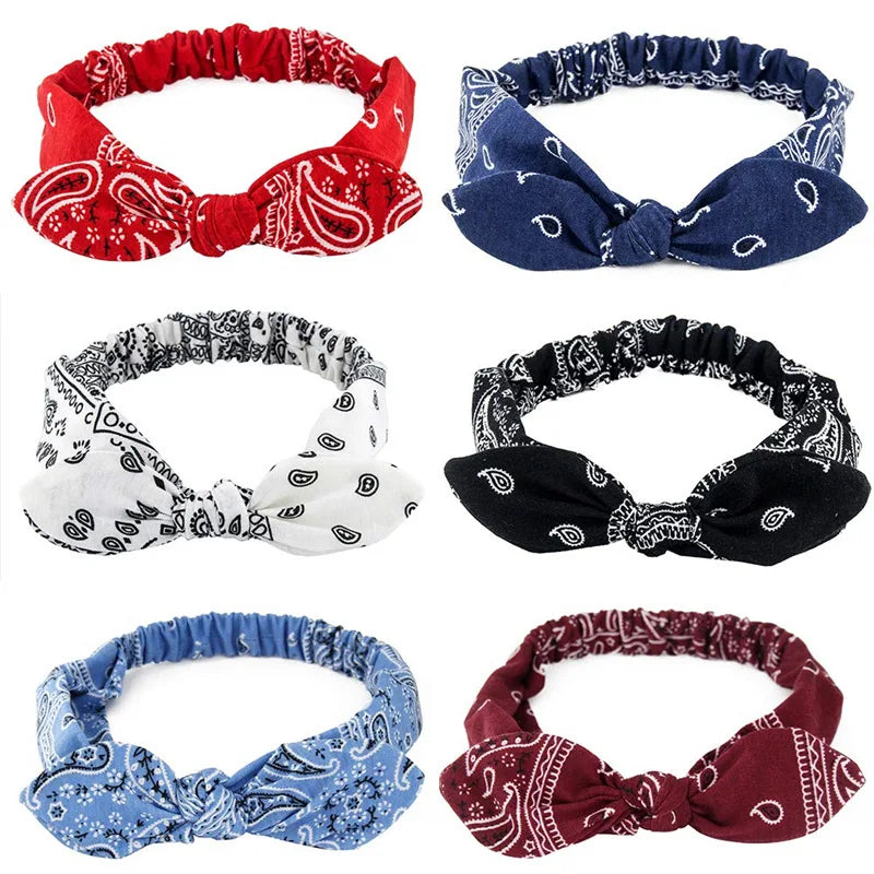 Bandana Print - Vintage Style Headbands