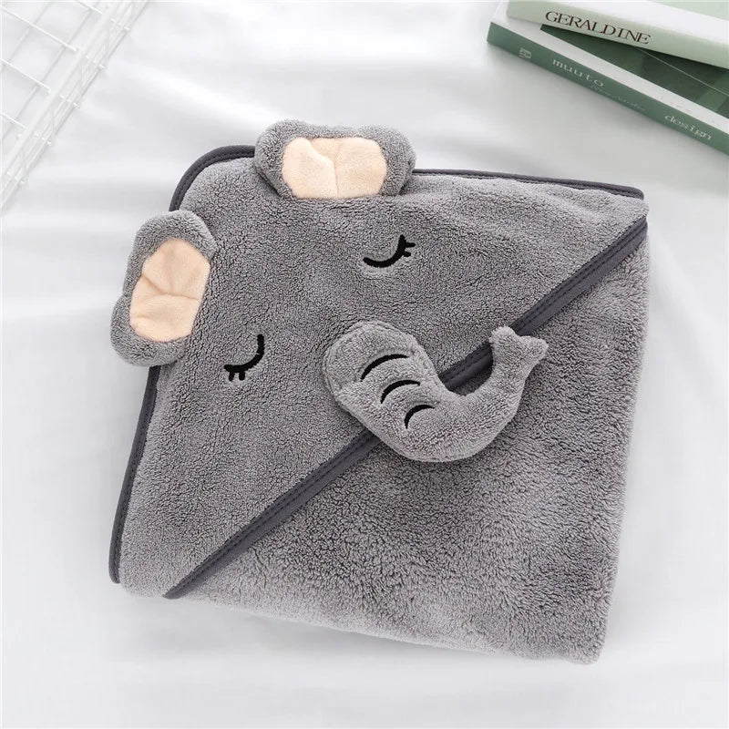 Animal Print - Baby Hooded Towels