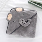 Animal Print - Baby Hooded Towels
