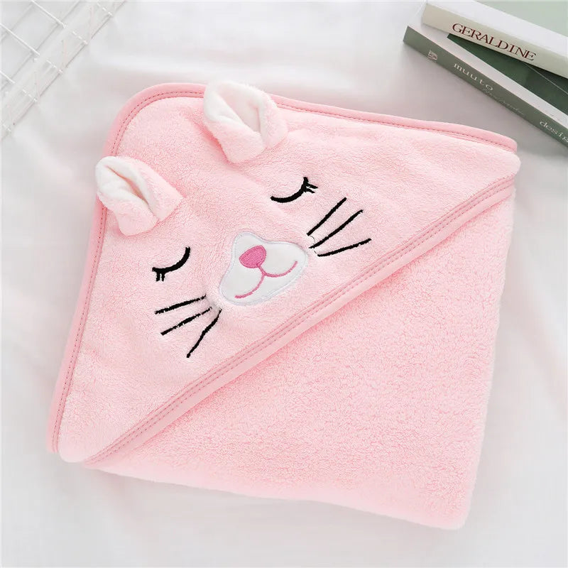 Animal Print - Baby Hooded Towels