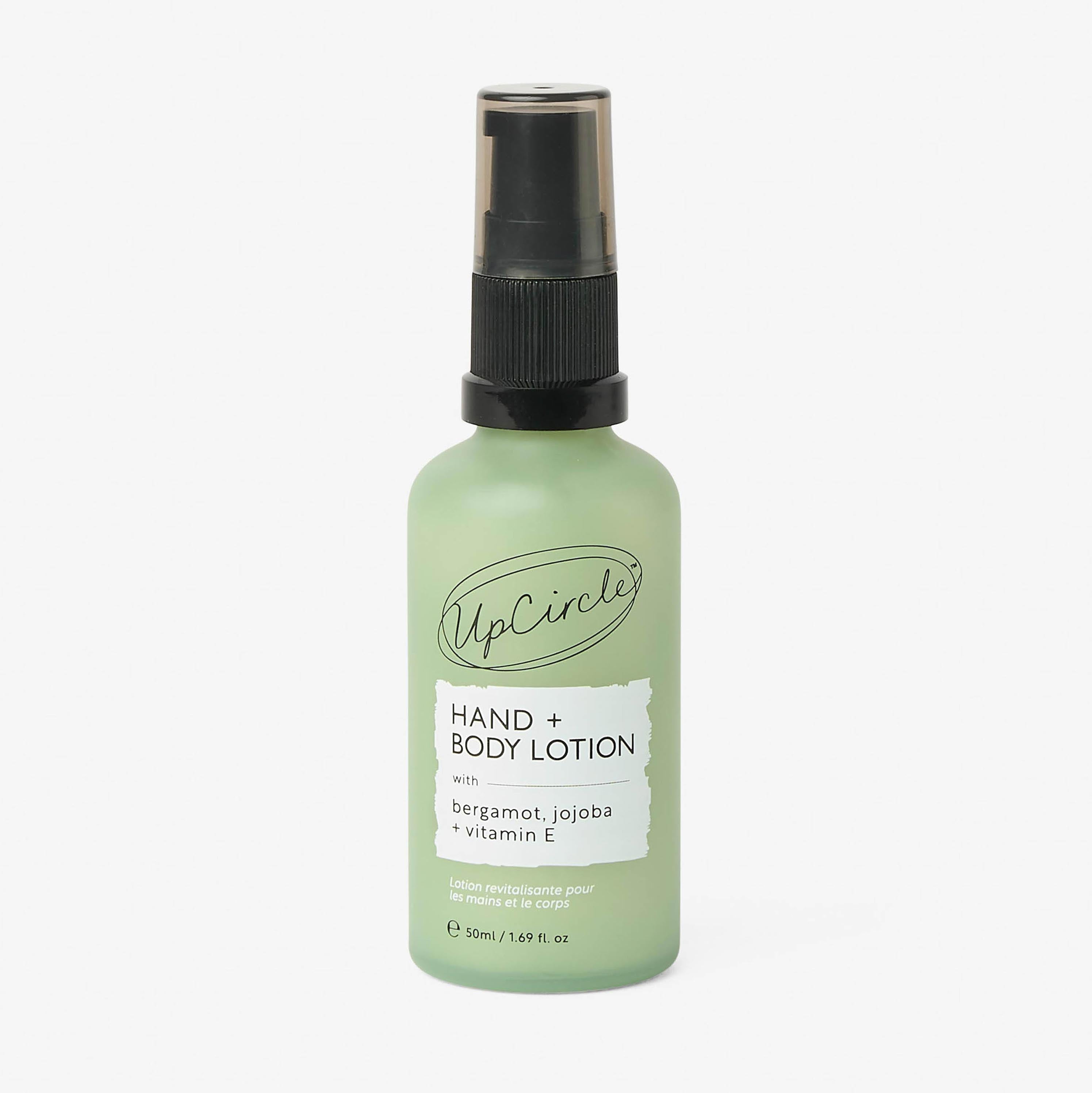 UpCircle - Hand + Body Lotion with Bergamot Water - Travel Size