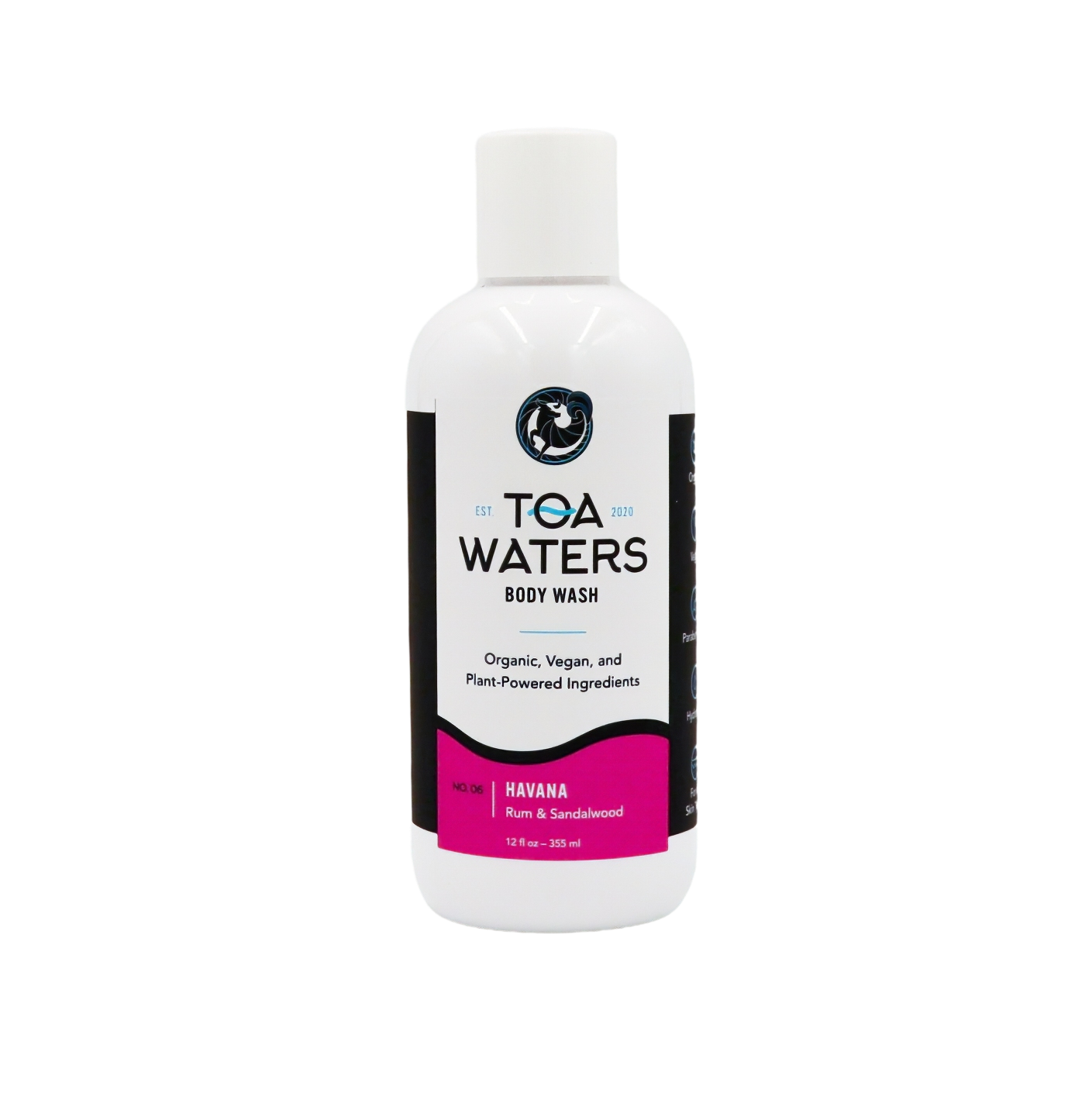 TOA Waters - Havana Body Wash - Rum and Sandalwood