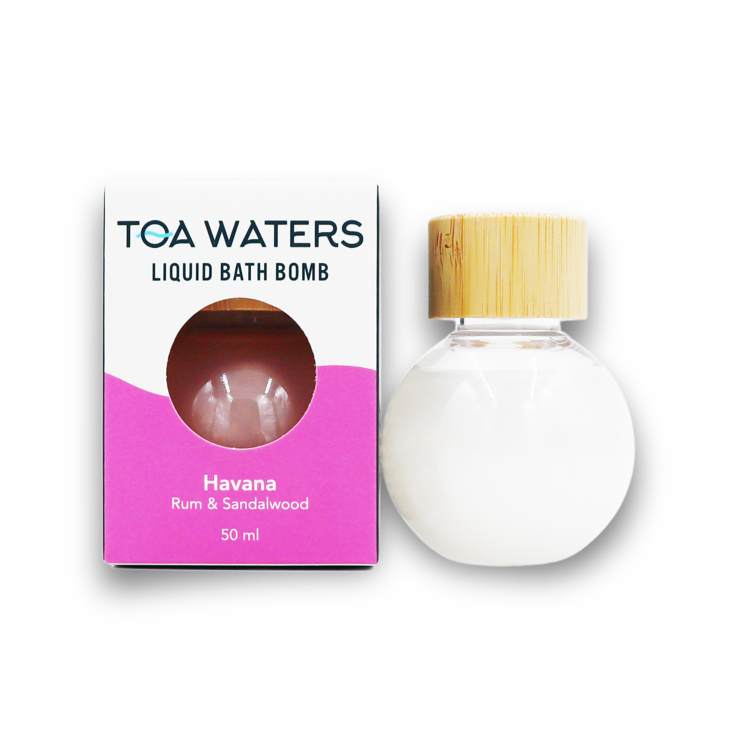 TOA Waters - Havana Liquid Bath Bomb - Rum and Sandalwood