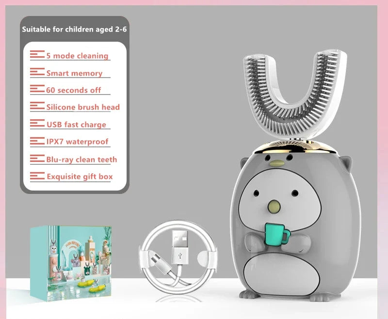 Smart U 360 - Kids Sonic Electric Toothbrush Silicon
