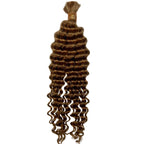 Private Label - Honey Blonde Deep Wave 27 Bulk 100% Human Braiding Hair