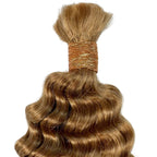 Private Label - Honey Blonde Deep Wave 27 Bulk 100% Human Braiding Hair