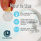 TOA Waters - Crystal Winds Liquid Bath Bomb - Lavender and Limewood