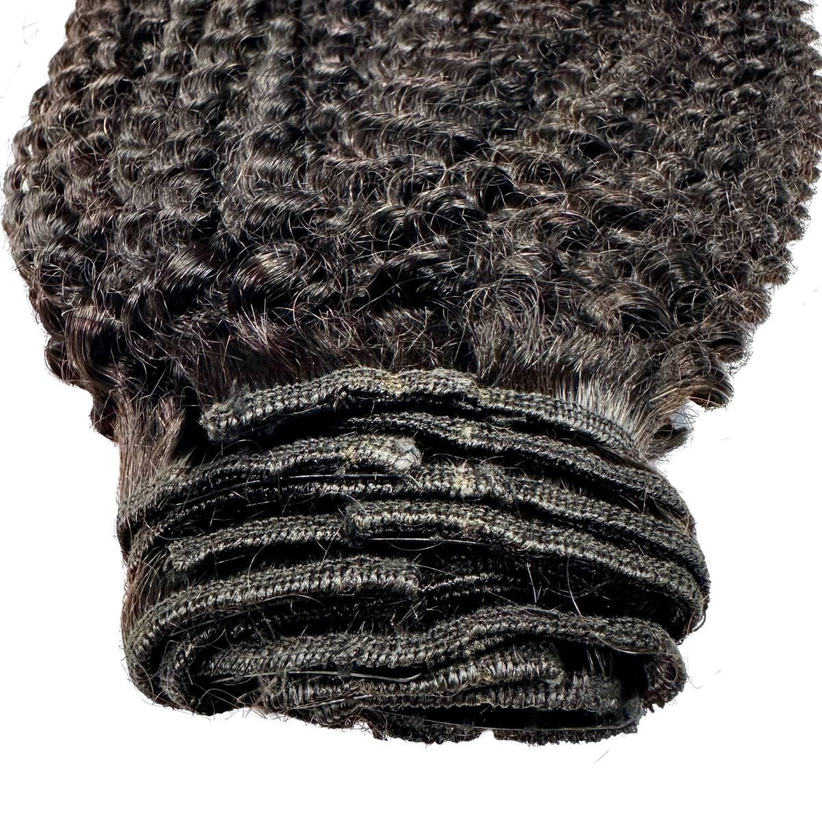 Private Label - Jerry Curl Clip-In 100% Human Hair Extensions