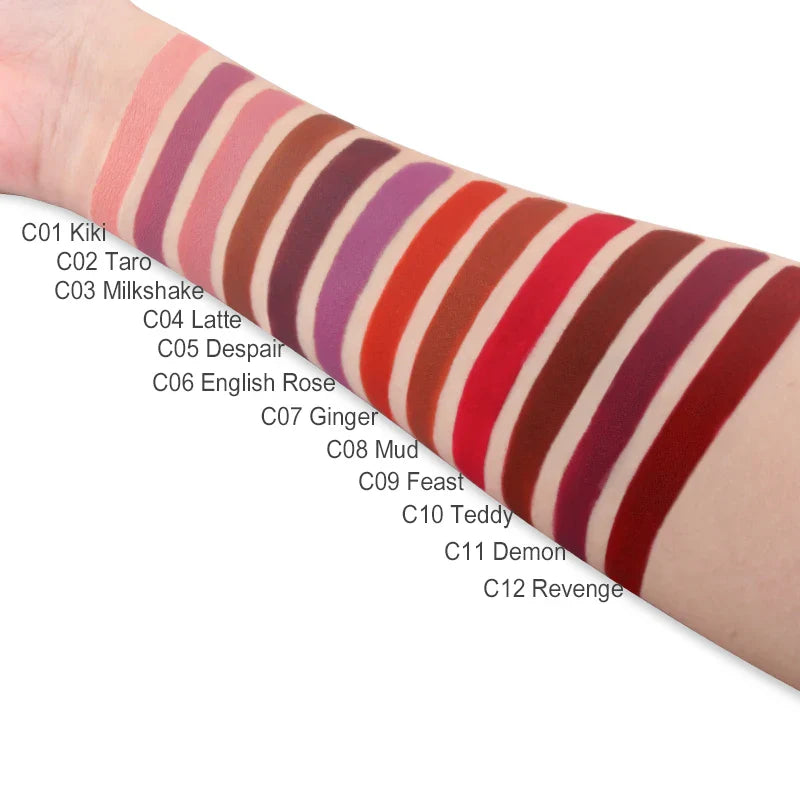 IMAGIC - Waterproof Matte Lip Gloss (12 Colors)