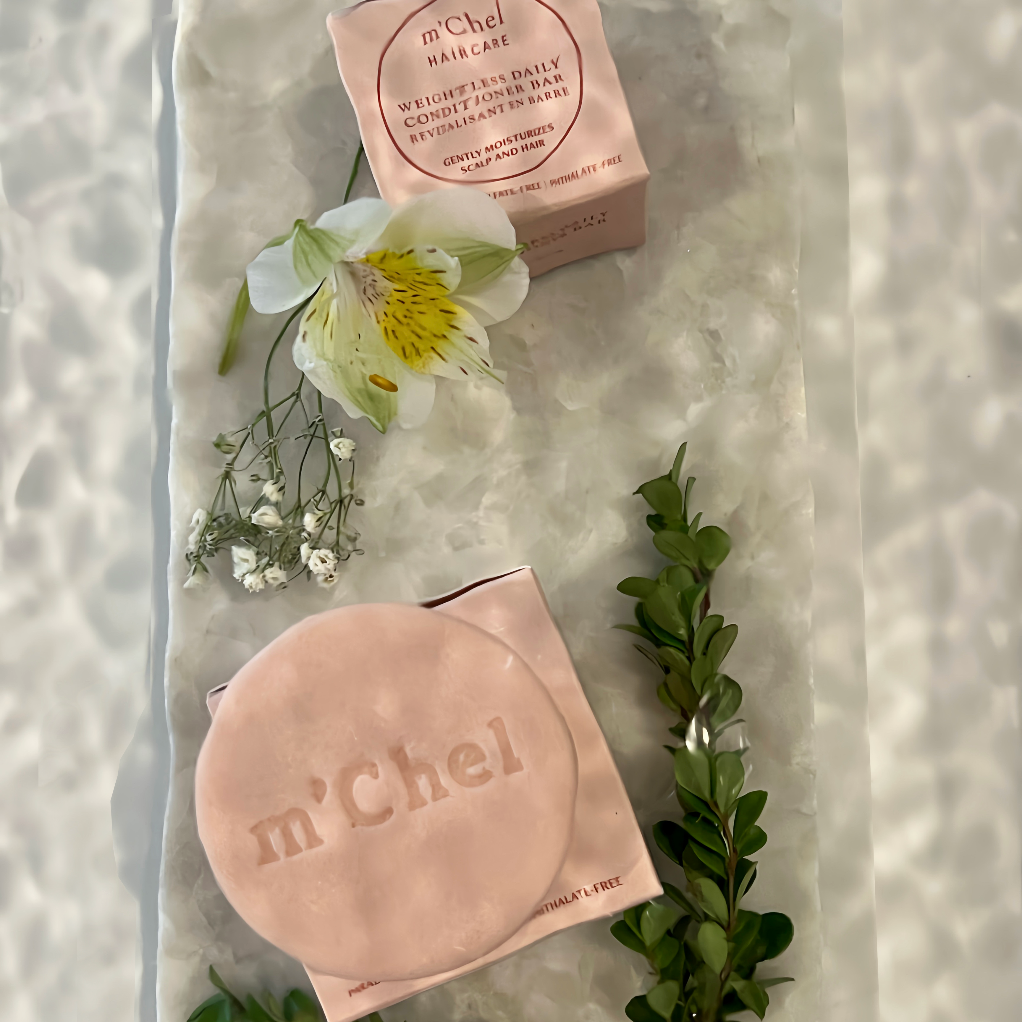 m’Chel Haircare - Day After Brush + Refill + Bars Bundle