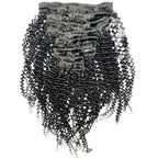 Private Label - Jerry Curl Clip-In 100% Human Hair Extensions