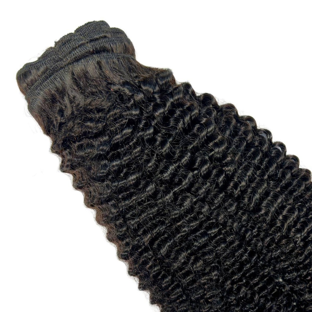 Private Label - Jerry Curl Clip-In 100% Human Hair Extensions