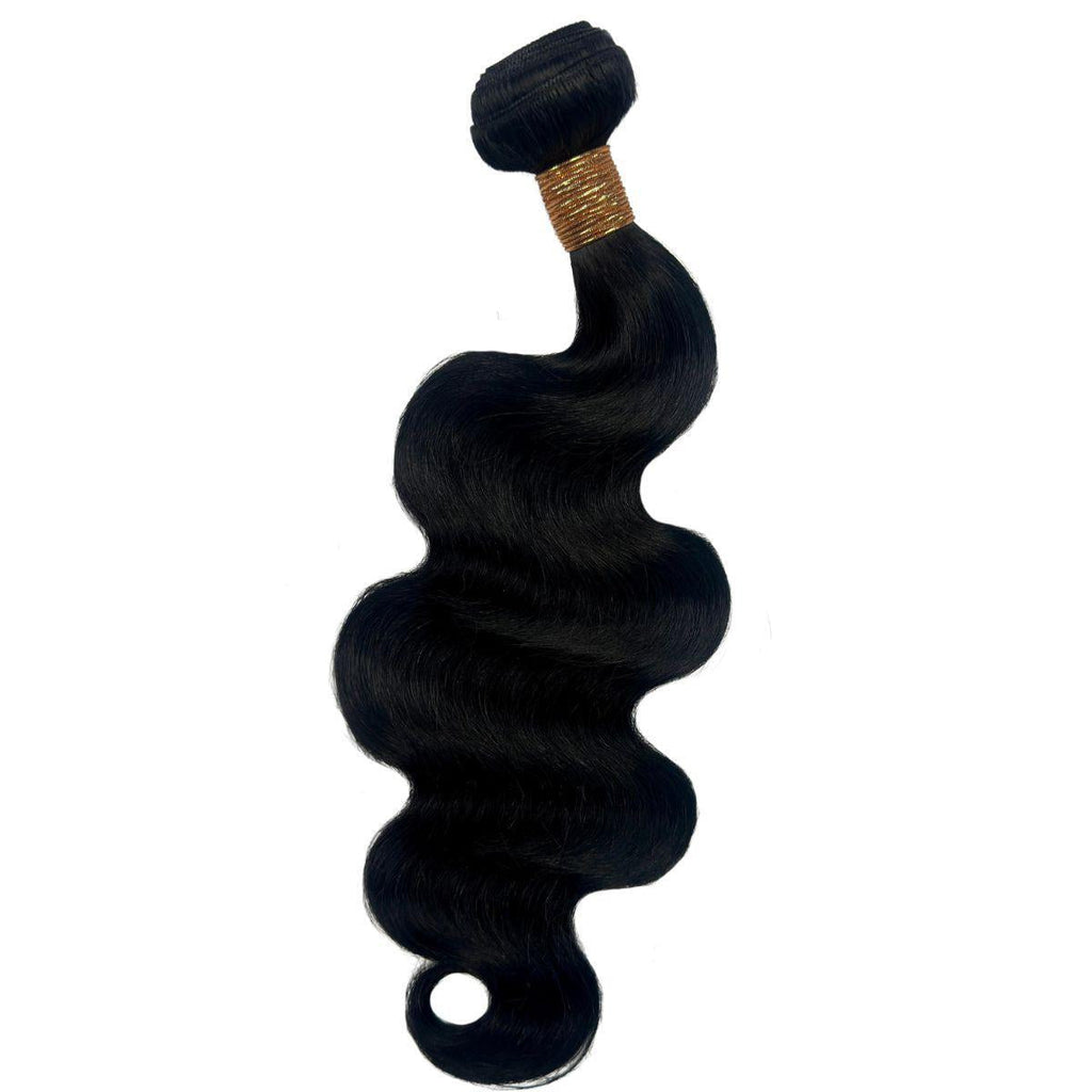 Private Label - Jet Black Body Wave 100% Human Hair Bundles