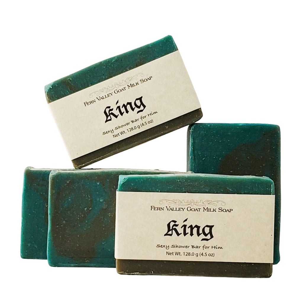 Fern Valley - Natural Goat Milk Soap | Exfoliating Scrub | King -  Sexy Cologne Scent