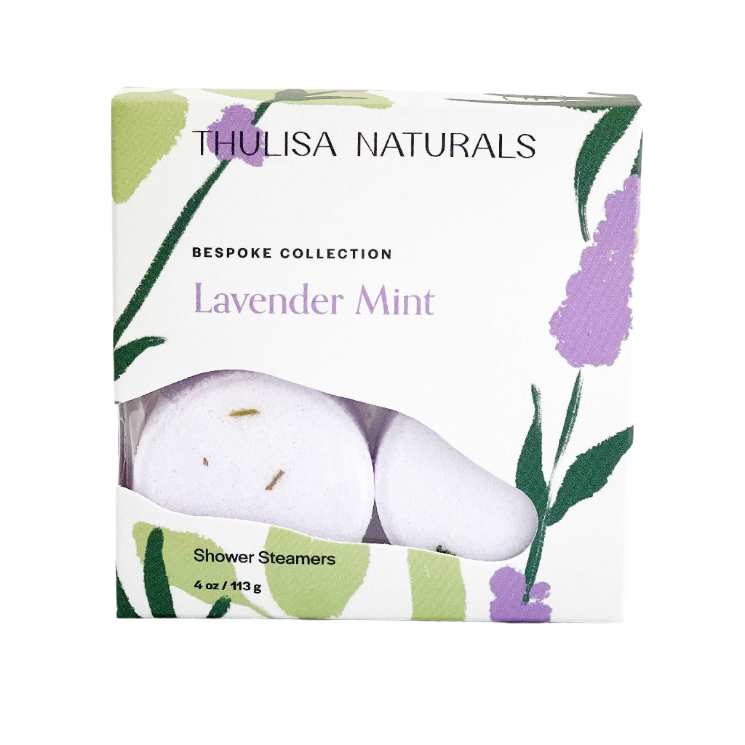 Thulisa Naturals - Lavender Mint Shower Steamers -4 Pack