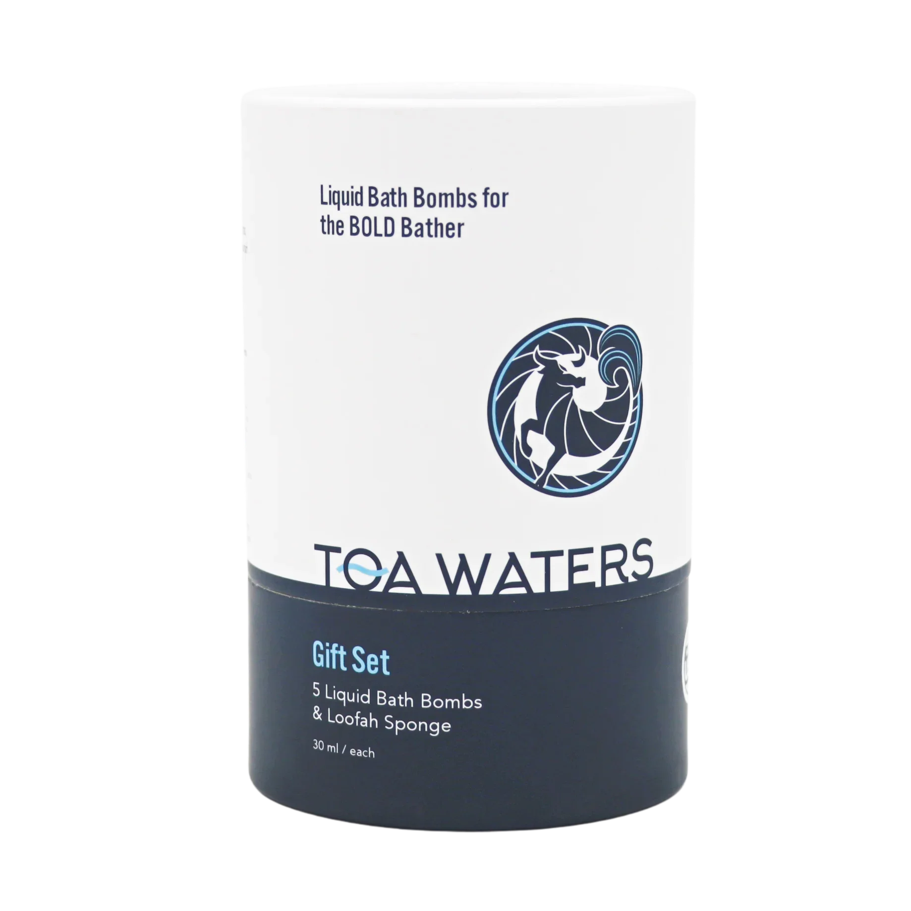 TOA Waters - Liquid Bath Bombs and Loofah Sponge Gift Set