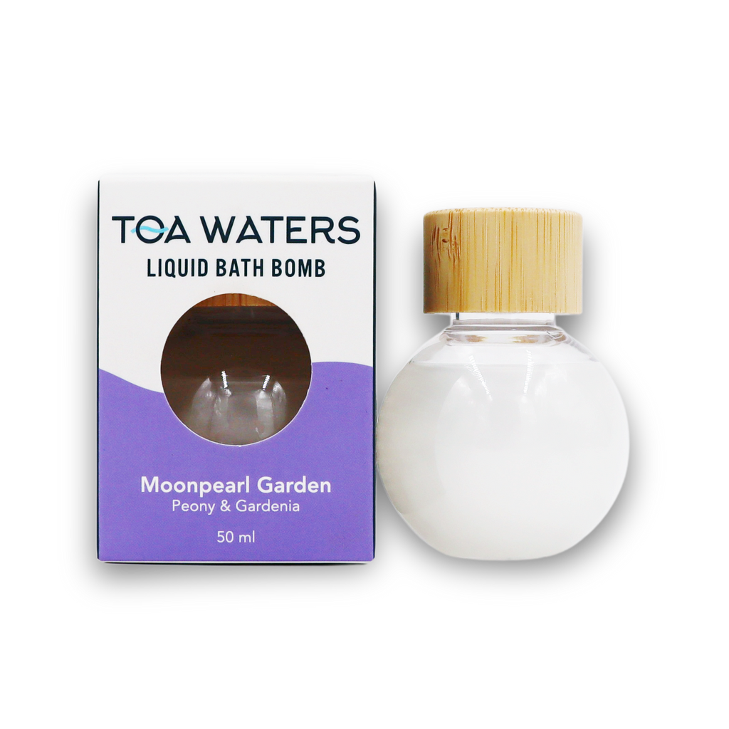TOA Waters - Moonpearl Garden Liquid Bath Bomb - Peony and Gardenia