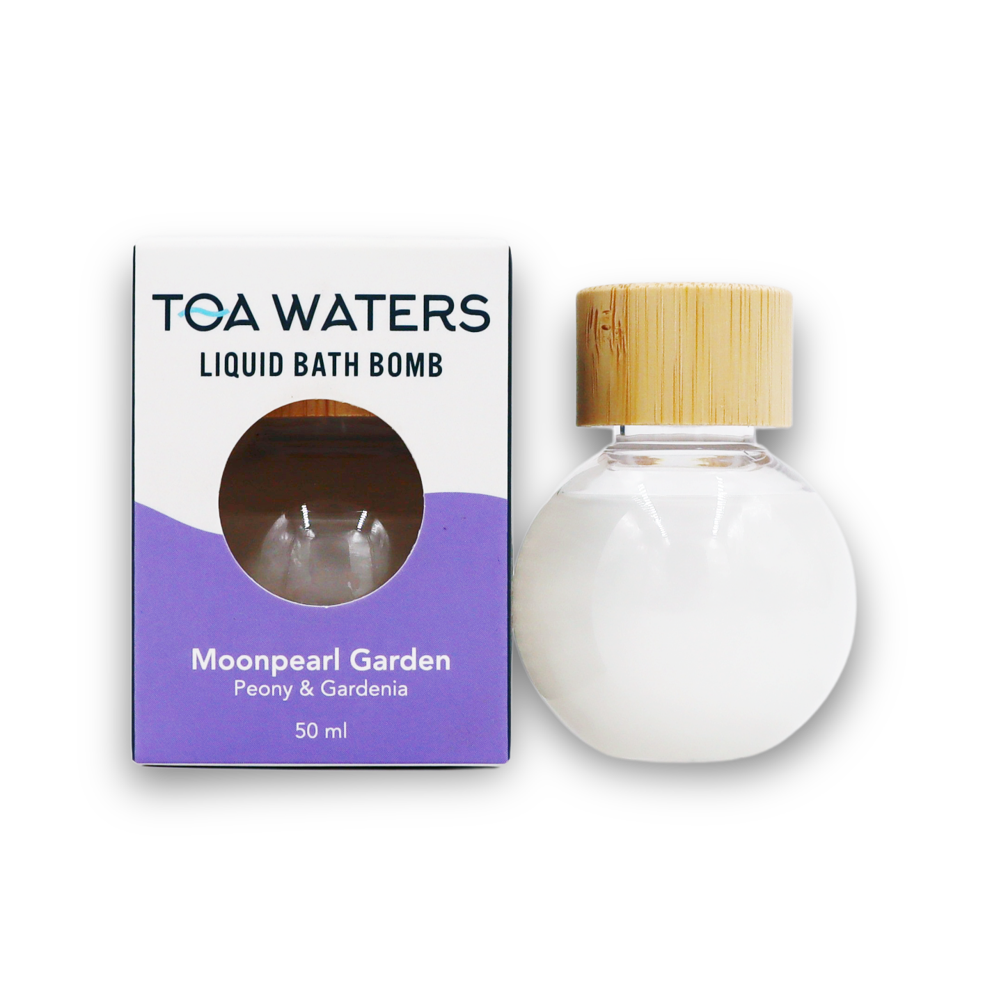 TOA Waters - Moonpearl Garden Liquid Bath Bomb - Peony and Gardenia