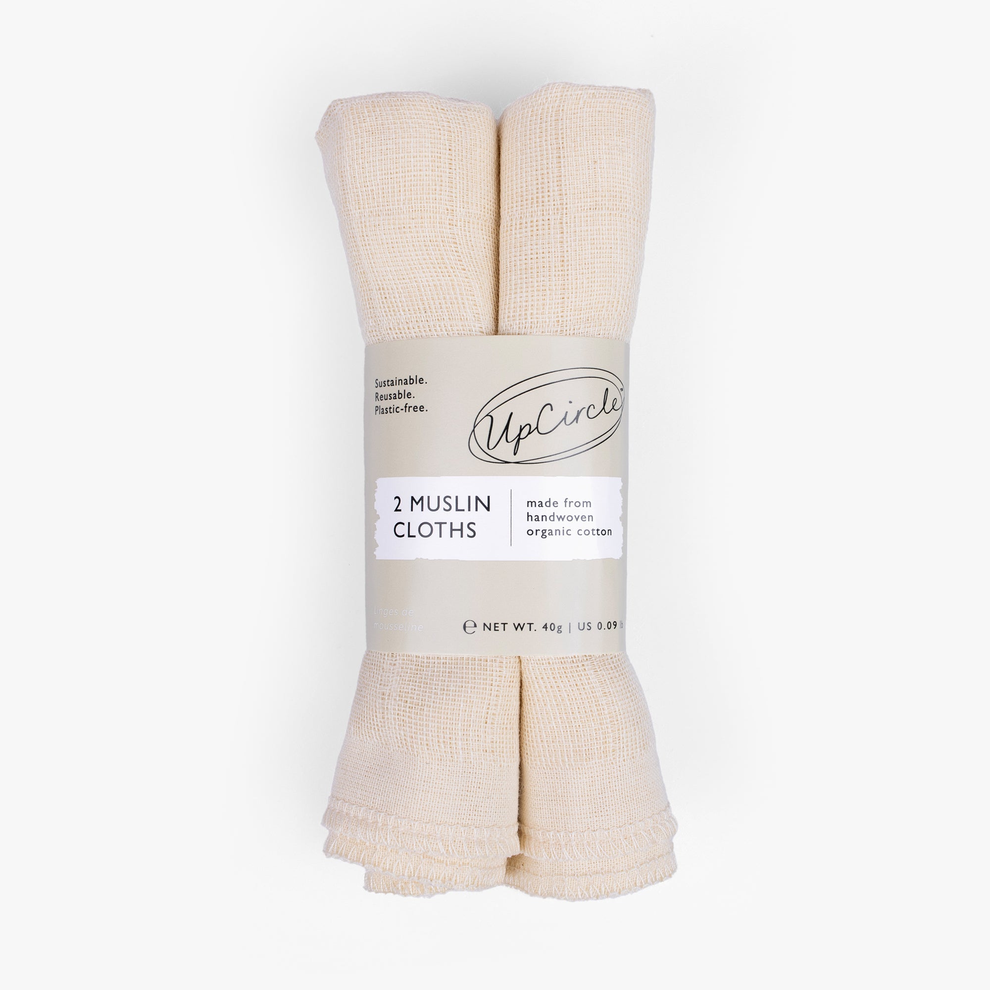 UpCircle - Organic Muslin Face Cloths