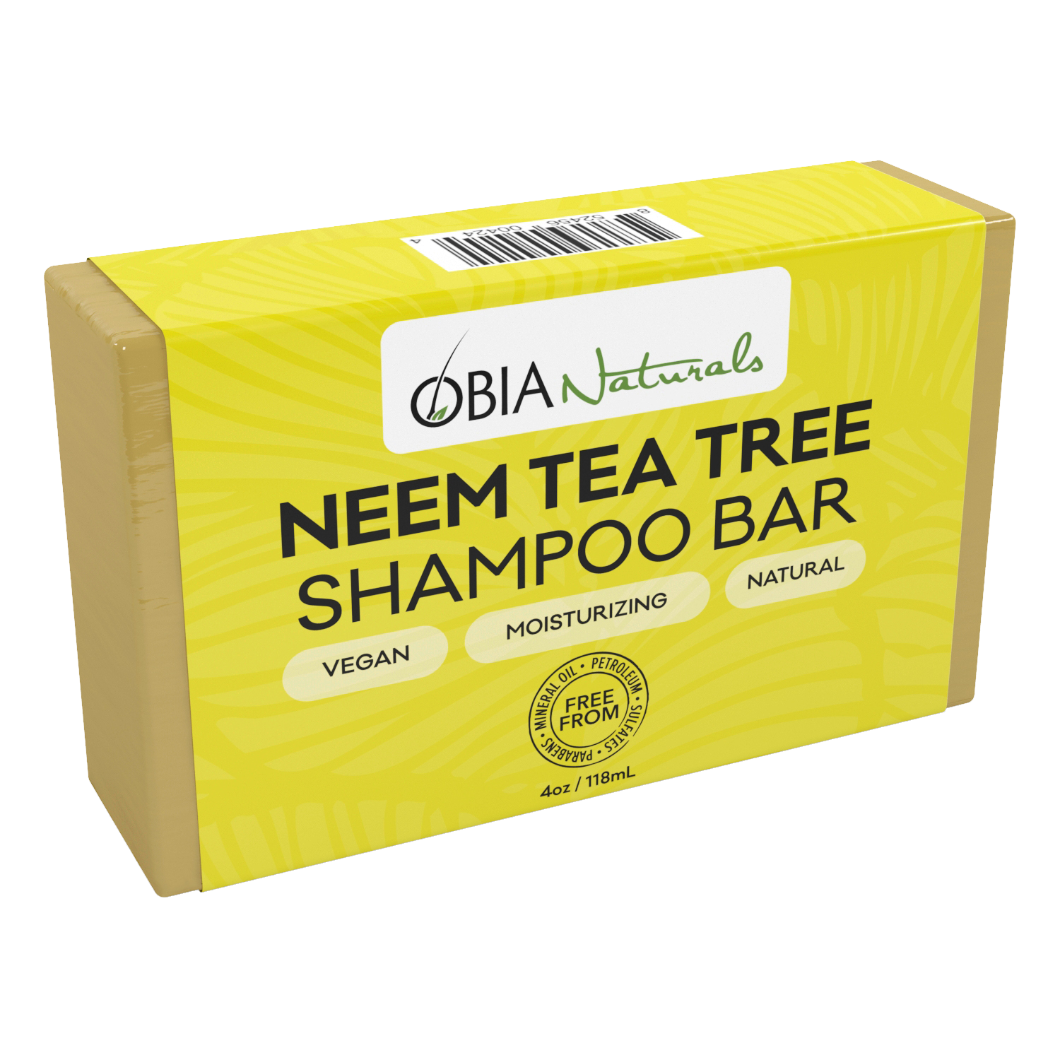 OBIA Naturals - Neem Tea Tree Shampoo Bar