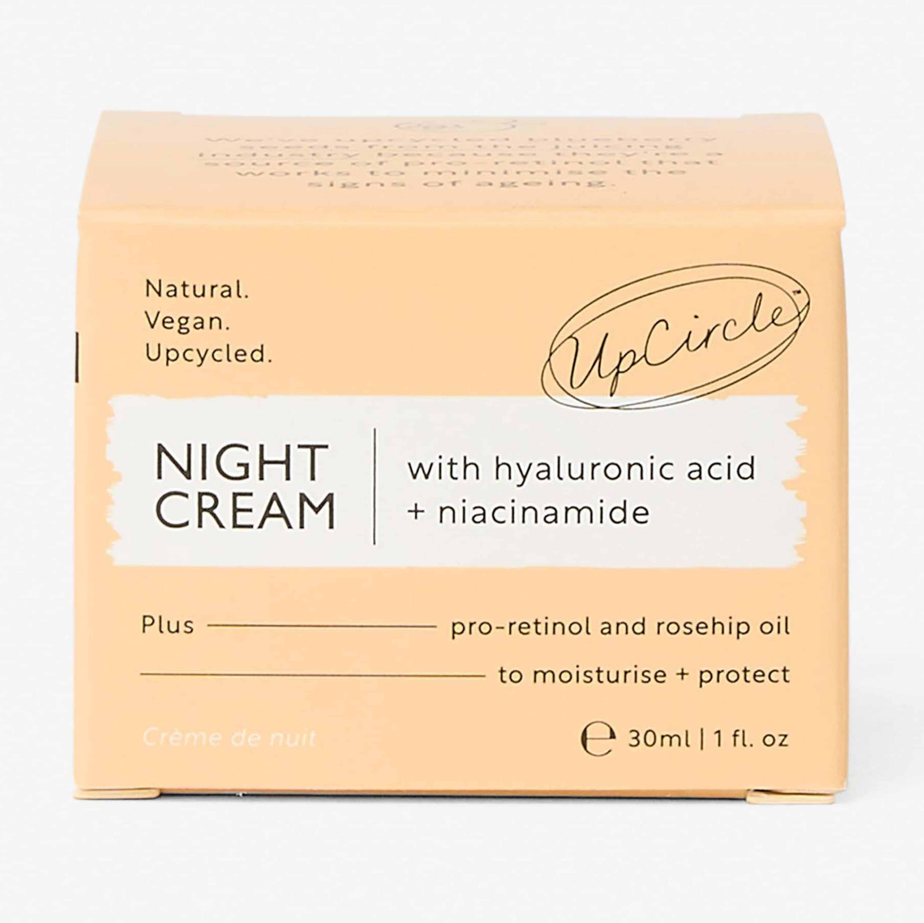 UpCircle - Night Cream with Hyaluronic Acid + Niacinamide - Travel Size