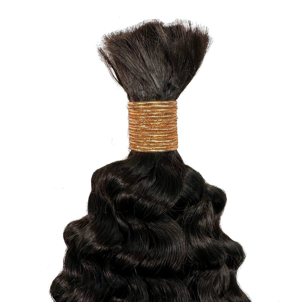 Private Label - Ocean Wave Bulk 100% Human Braiding Hair