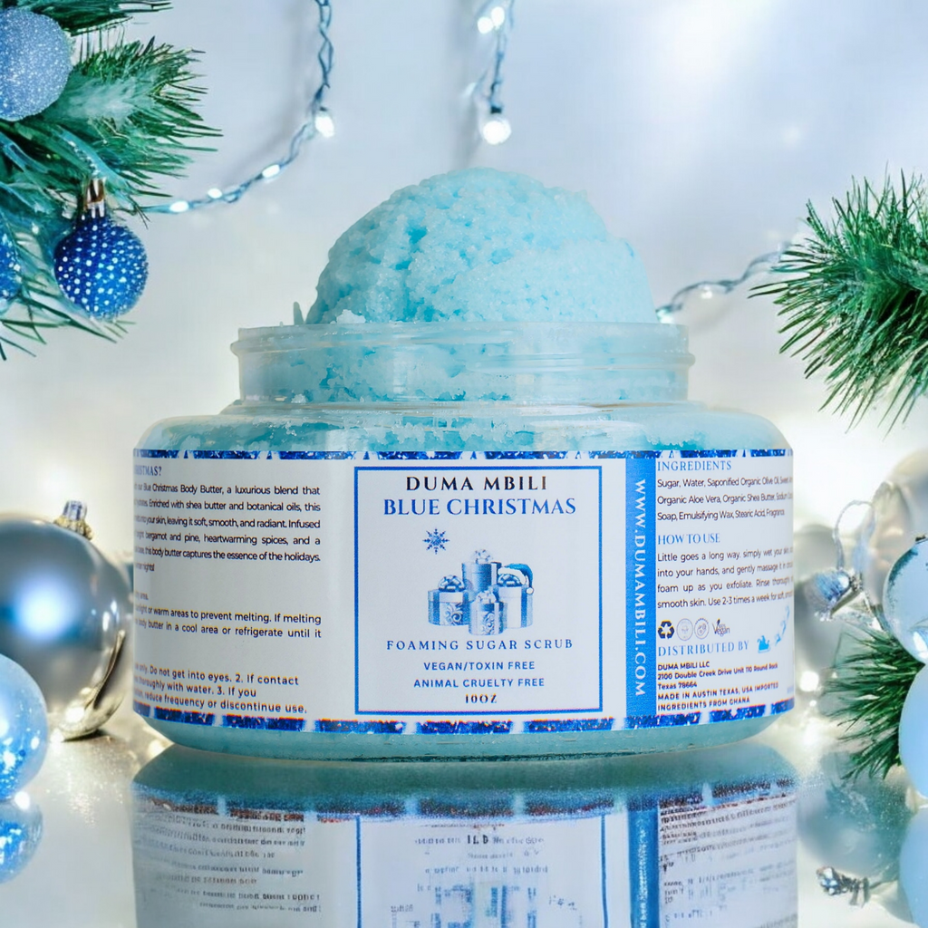 Duma Mbilli - Blue Christmas Foaming Sugar Scrub